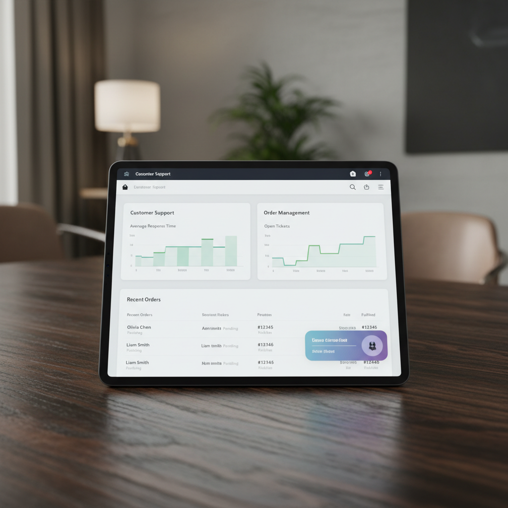 Chatbase AI agent interacting with a customer on a Shopify store, demonstrating real-time product Q&A and order status lookup.