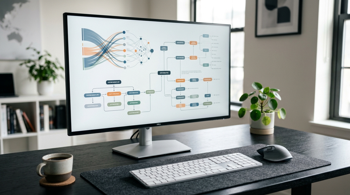 Visual representation of Adobe's agentic AI and generative tools, illustrating automated content creation for performance marketing campaigns.