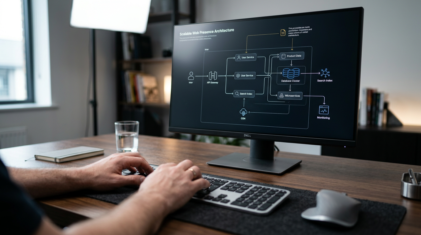 AgentVisibility.ai logo with a visual representation of AI search and data flow, symbolizing enhanced brand presence in generative AI.
