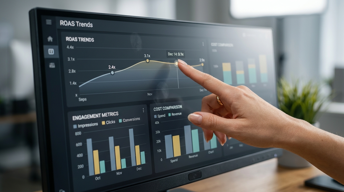 Visual representation of Google Veo 3's text-to-video generation capabilities, highlighting native audio and rapid creative production for advertisers.