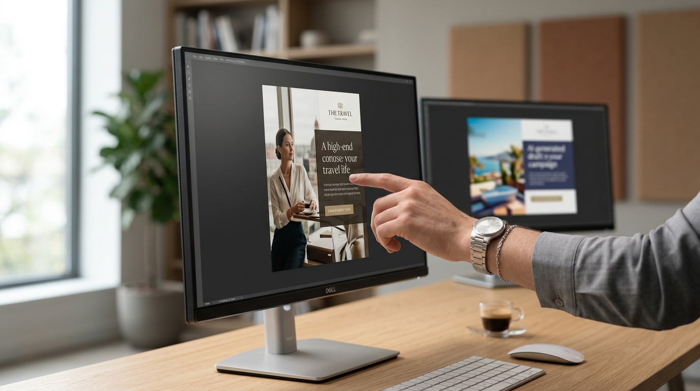 Visual representation of ROAS Suite's AI-powered workflow, demonstrating how it links data, insights, creatives, and execution for optimized ad campaigns.