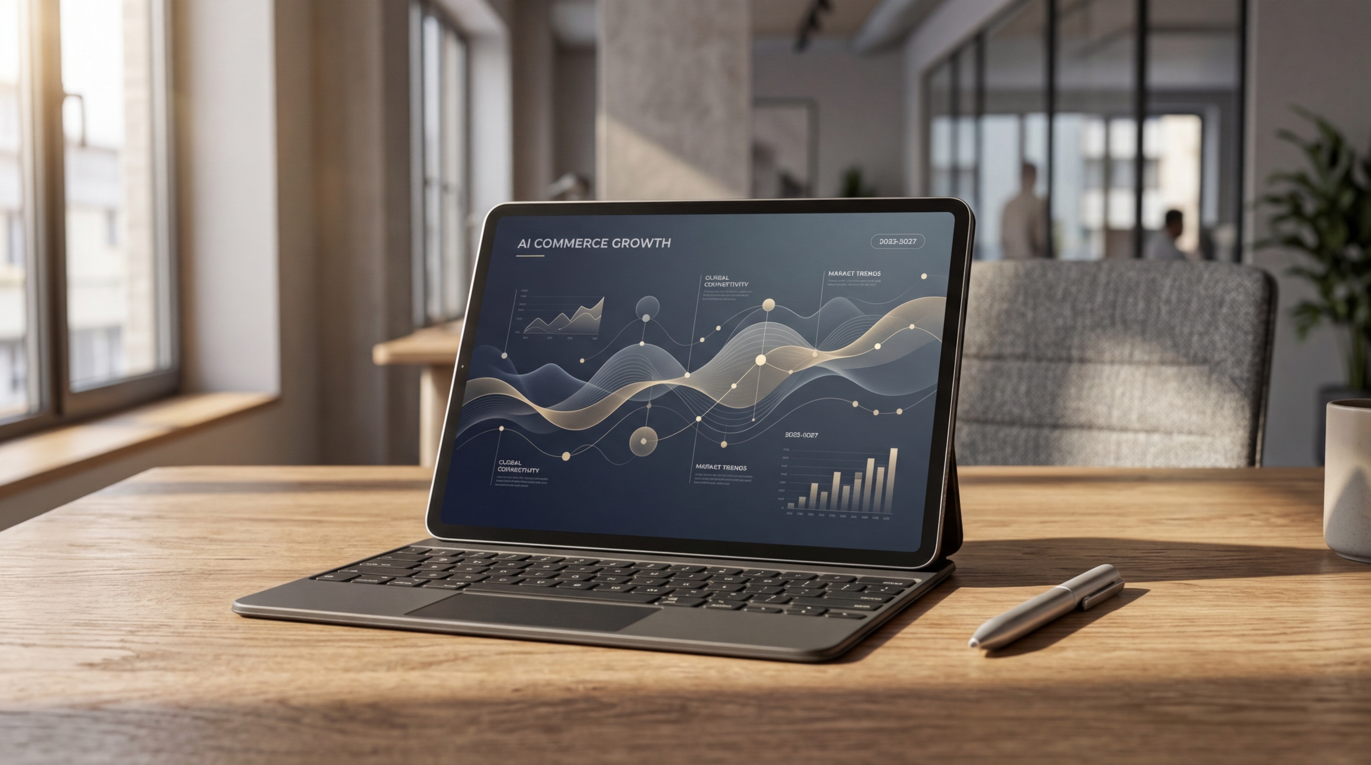 Graph illustrating the AI Shopify tools market forecast, showing growth from $1.8 billion in 2026 to $4.2 billion by 2034.