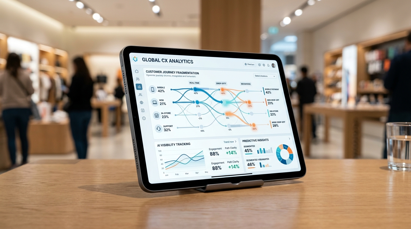 Visual representation of AI-driven marketing reshaping the retail landscape, as discussed in the Forbes article on ROAS Suite.