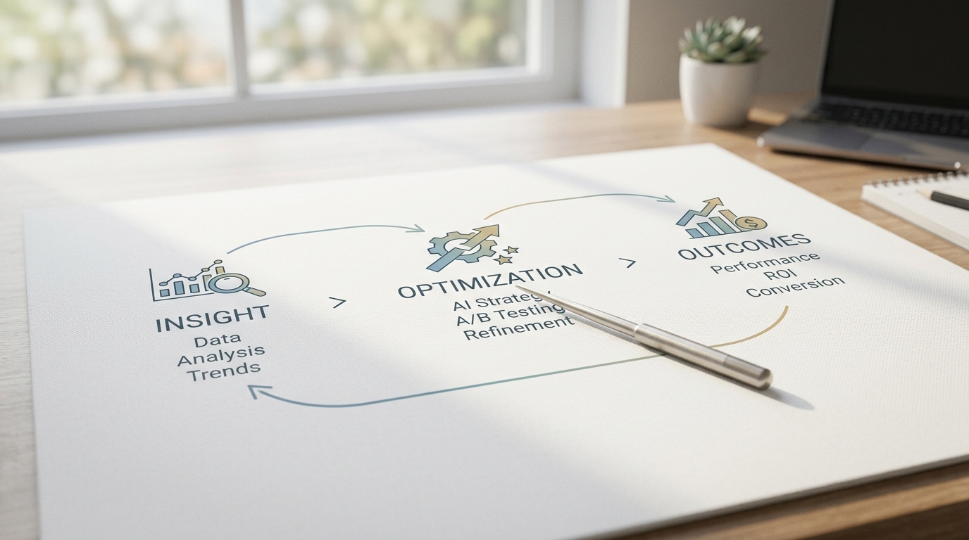 Infographic illustrating the shift in streaming advertising economics from traditional impression-based models to AI-driven outcome-based valuation.