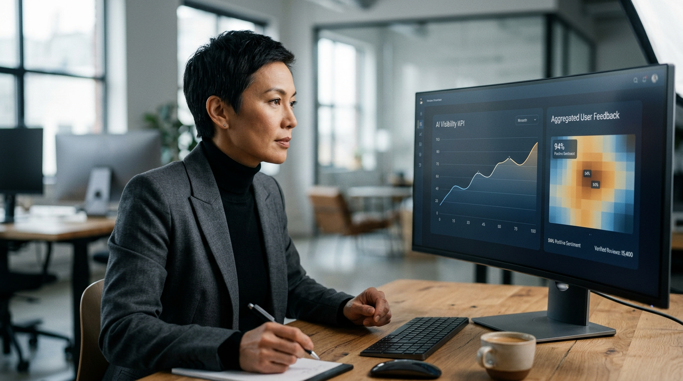Visual representation of Answer Engine Optimization (AEO) showing how Profound helps brands appear in AI search results like ChatGPT and Gemini.