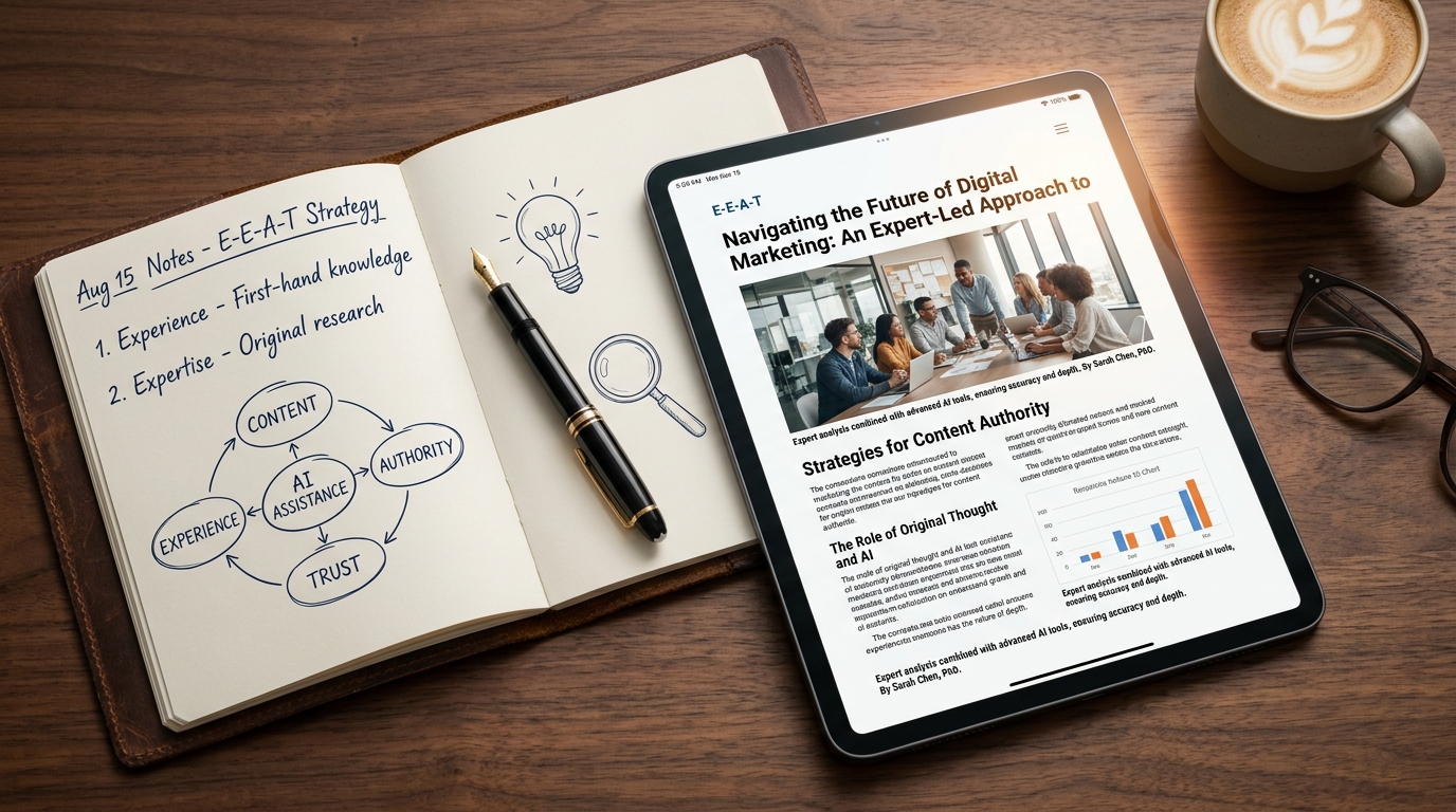Diagram showing the impact of AI Overviews and fragmented search on traditional SEO, highlighting the reasons for its declining effectiveness.