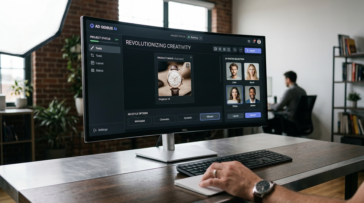 Higgsfield AI Marketing Studio interface showing AI-generated video ad creation workflow with Seedance 2.0 technology.