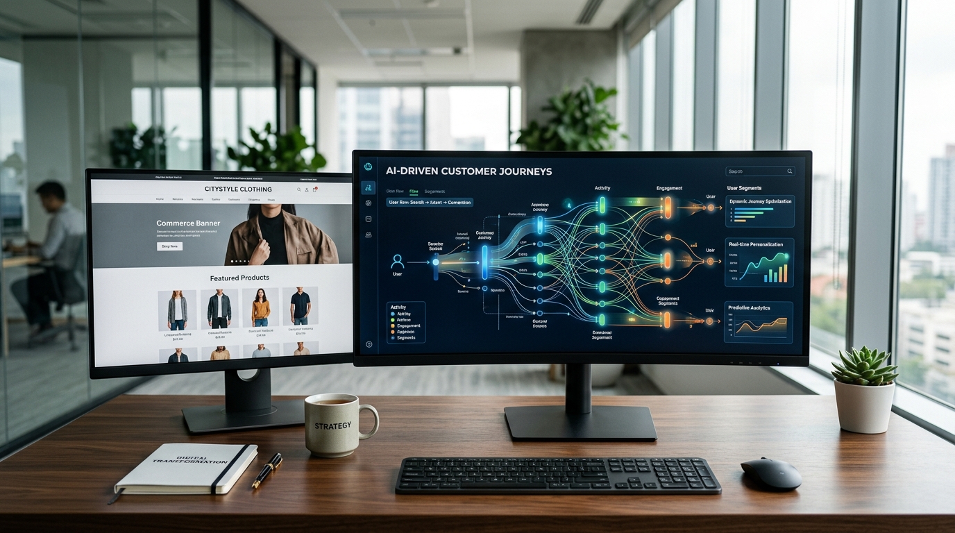 Jurni AI platform components Floki, Odin, and Halo, illustrating how AI builds, routes, and optimizes dynamic e-commerce funnels.