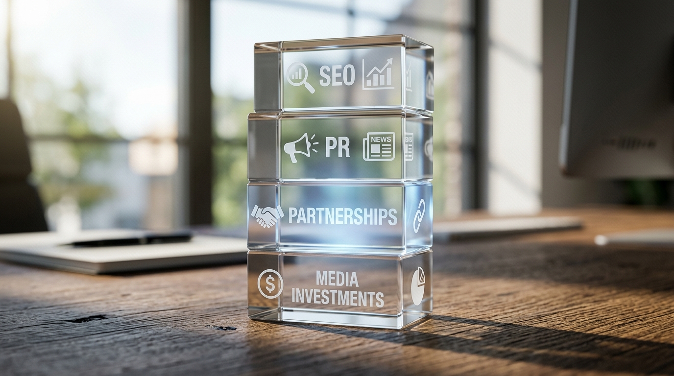 Diagram showing the shift from traditional SEO to Generative Engine Optimization (GEO), emphasizing authority and earned media.