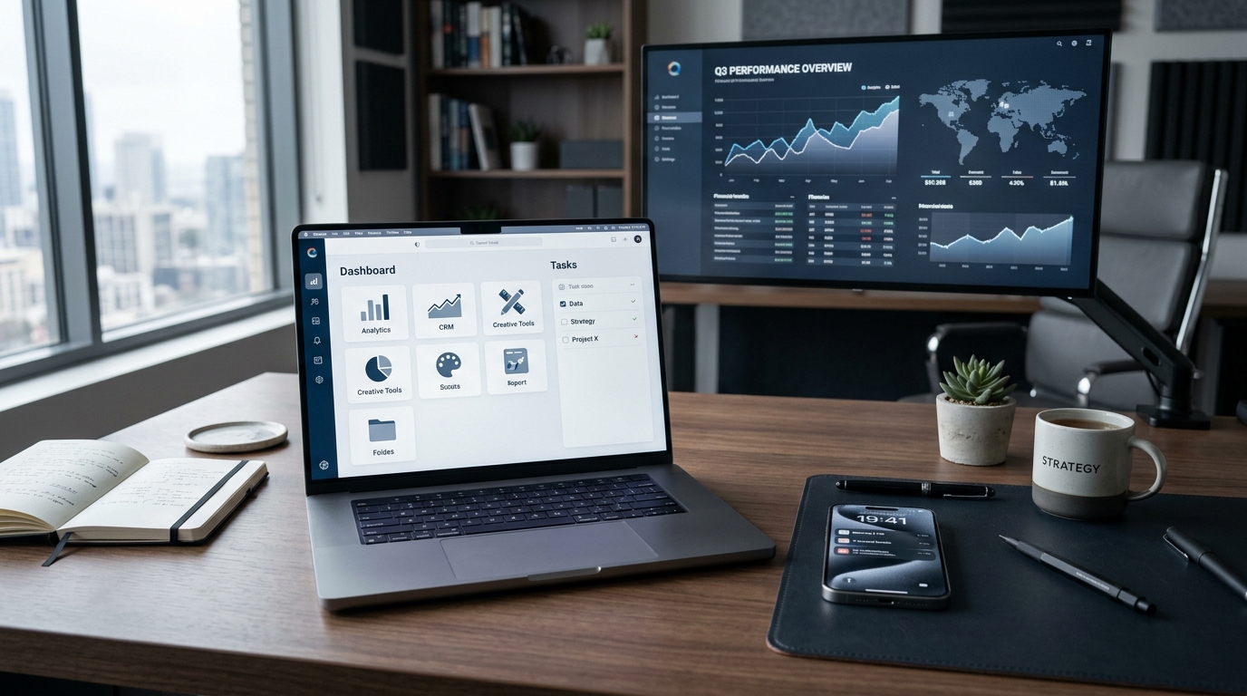 Visual representation of OpenAI Codex expanding its capabilities with various enterprise plugins for different business roles like marketing, sales, and analytics.