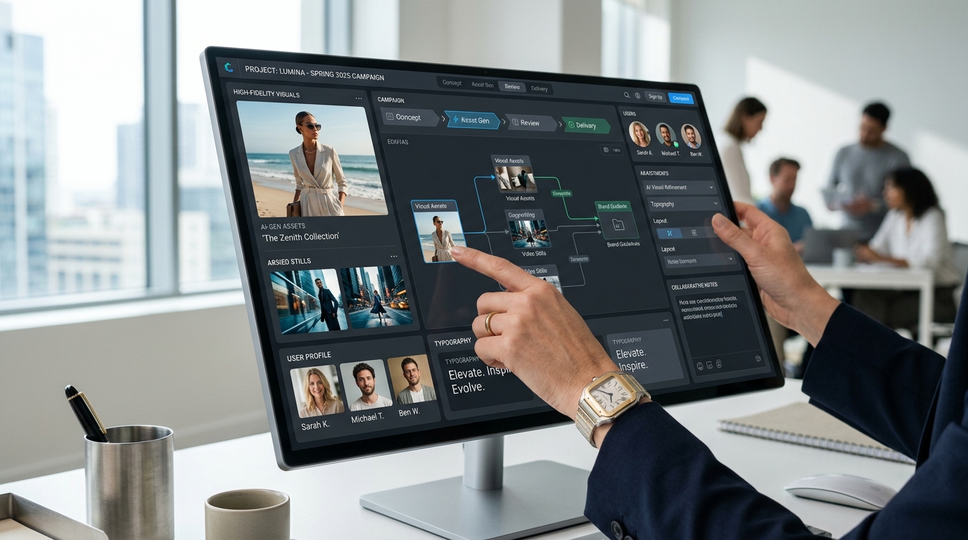 Mina Labs platform dashboard showcasing the integrated OpenAI GPT Image 2 / Edit features for streamlined marketing creative workflows.