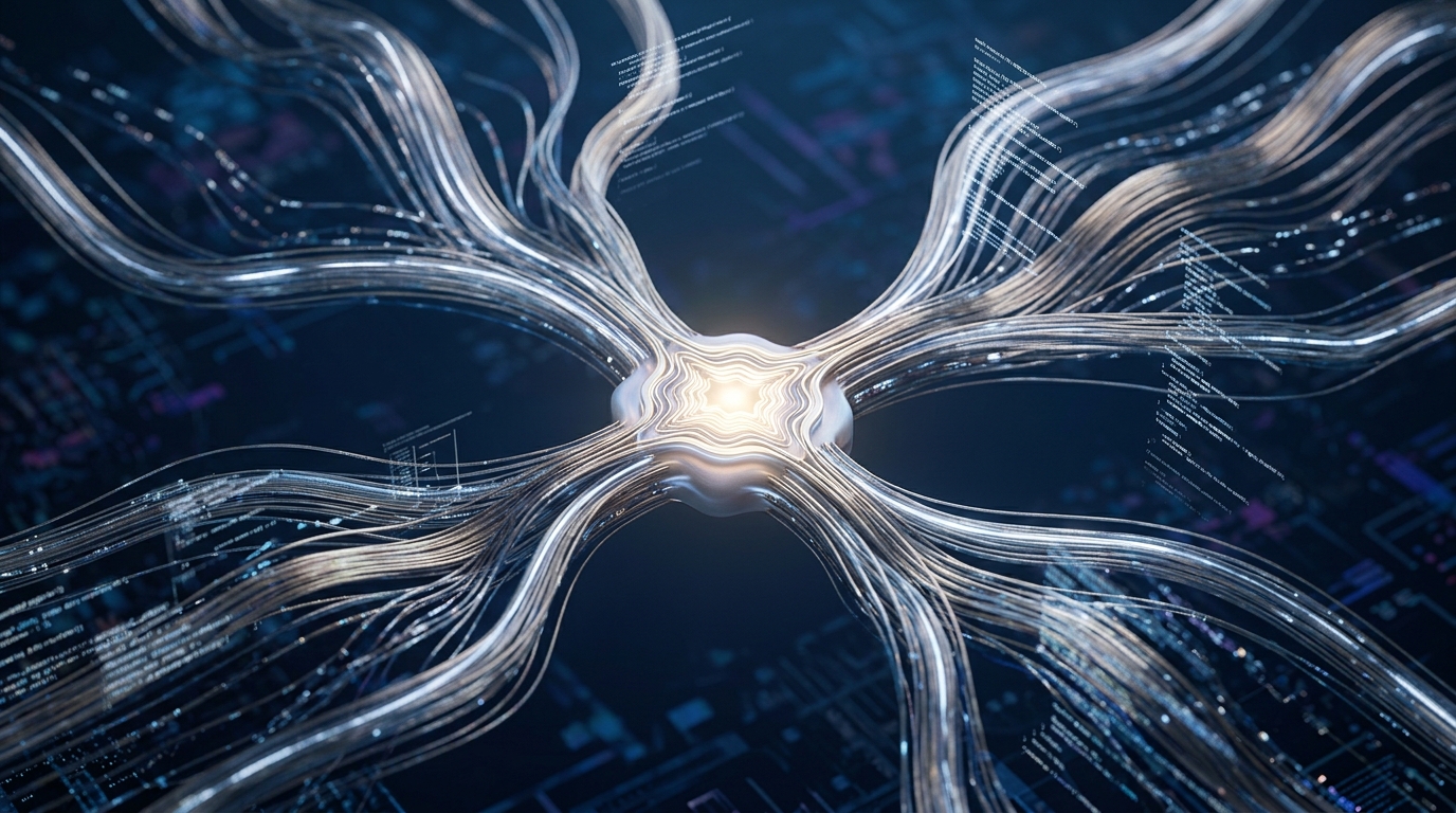 Visualizing the shift from traditional SEO rankings to AI search synthesis, emphasizing the consensus layer for brand recognition.