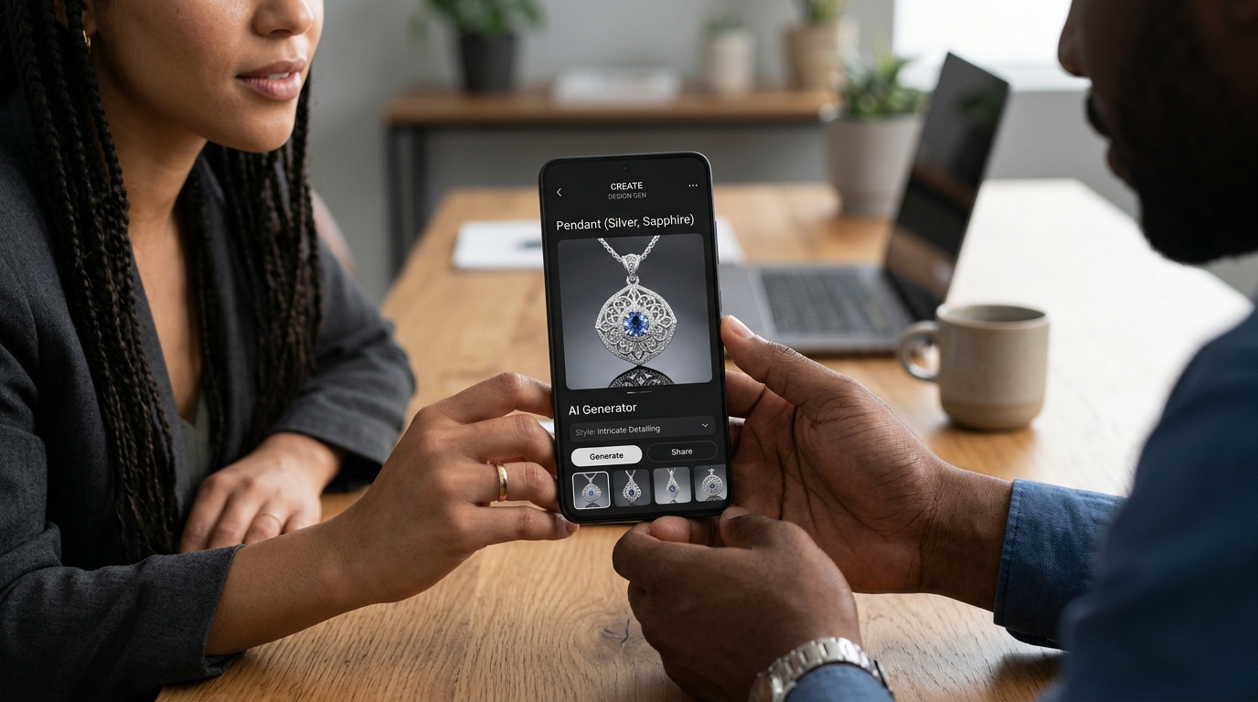 Shopify Tinker AI Playground mobile app interface showing various AI-powered creative tools for ecommerce sellers.