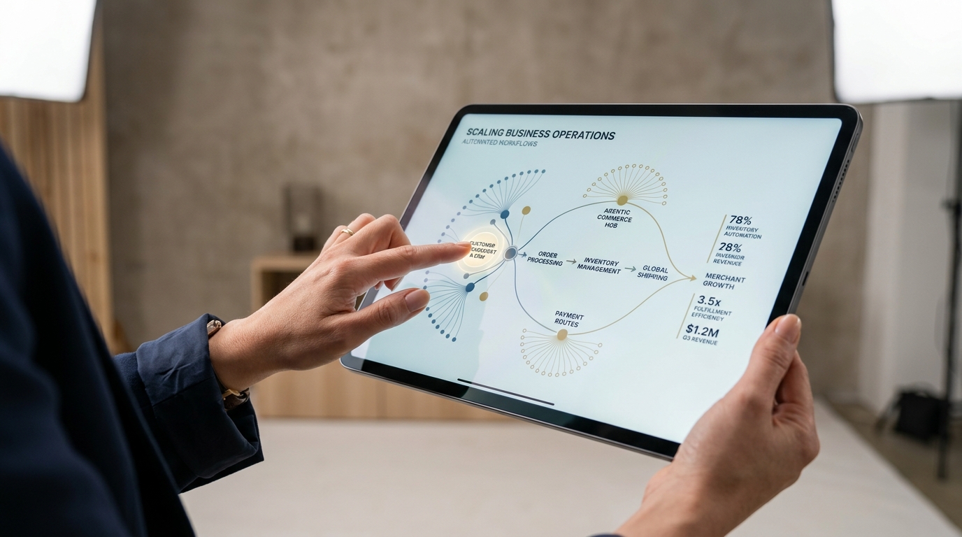 Screenshot or graphic illustrating Shopify Sidekick Pulse providing proactive operational insights and recommendations for an e-commerce store.
