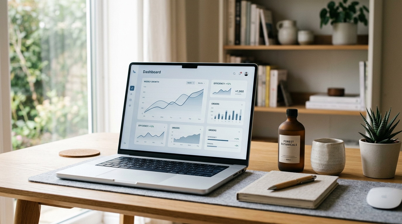 AI-powered advertising tools helping small businesses achieve higher return on ad spend (ROAS) with data insights.