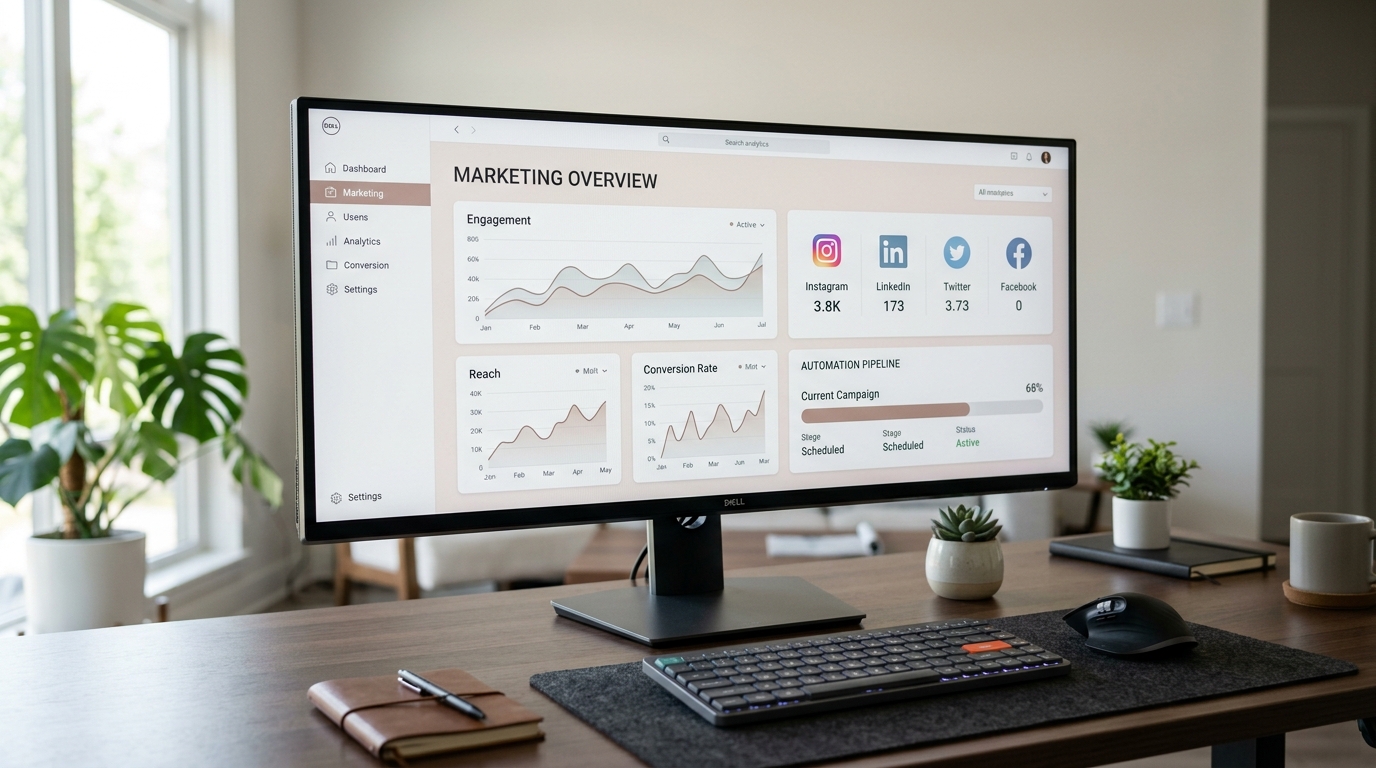 Viral X post demoing ROAS Suite's Adaptive AI agent automating marketing workflows and generating creatives with GPT image models.