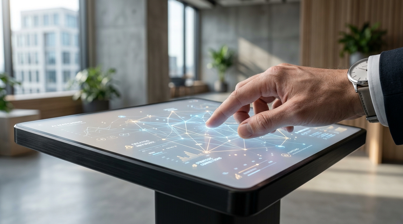 Visualizing YouTube's new AI Creator Partnerships platform with Gemini-powered matching for brands and creators.